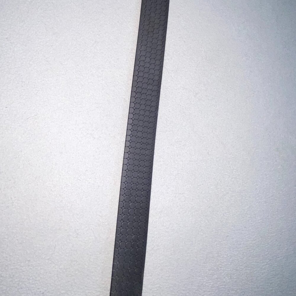 Mezlan Italy Leather Belt Brown 34 Croc Embossed Designer Dress Belt - Picture 3 of 7